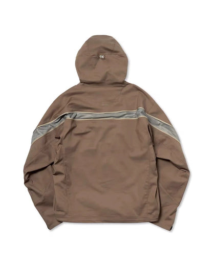 Full-zip technical nylon shell jacket