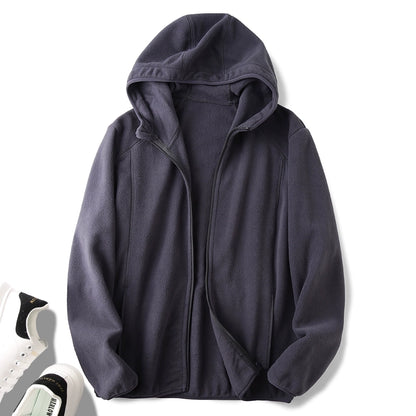 Japanese order! Foreign trade men's clothing factory cut tail goods autumn men's hooded fleece sweatshirt jacket jacket