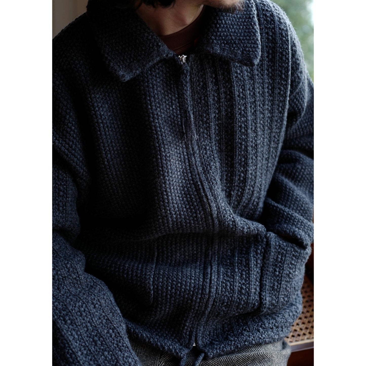 Zip Cowichan Vintage Wool Heavy Cowichan Zip Sweater Jacket