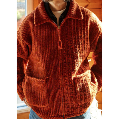 Zip Cowichan Vintage Wool Heavy Cowichan Zip Sweater Jacket