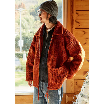 Zip Cowichan Vintage Wool Heavy Cowichan Zip Sweater Jacket