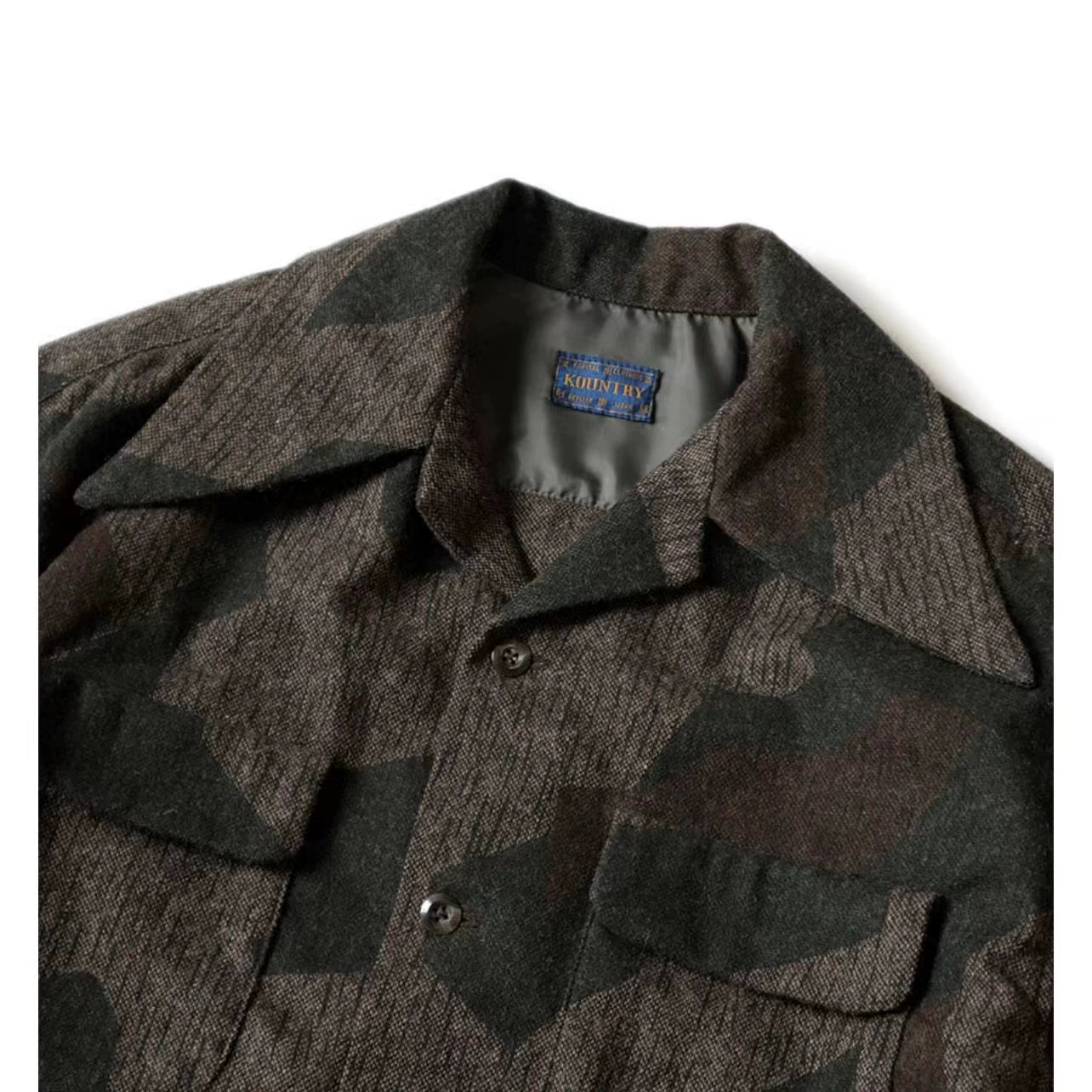 22SS Japanese camouflage military style casual jacket