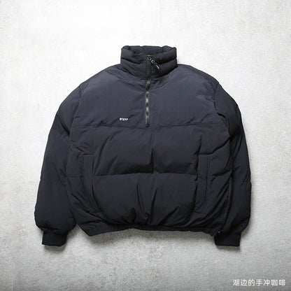 Half zip pullover outdoor strong warmth high fluffy p cotton Michelin cotton jacket