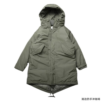 24AW Gore-Tex Extra-Long Wind & Rain Down Jacket Full laminated jacket