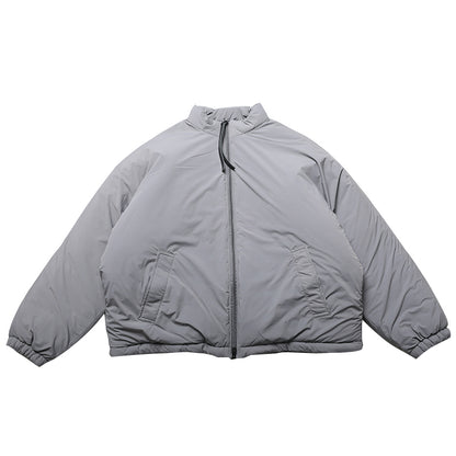 Ultralight outdoor windproof warm military style technology zipper cotton jacket