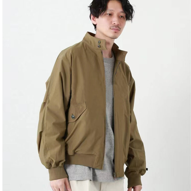 Japanese ciy boy all-match loose outdoor urban function Harrington jacket coat