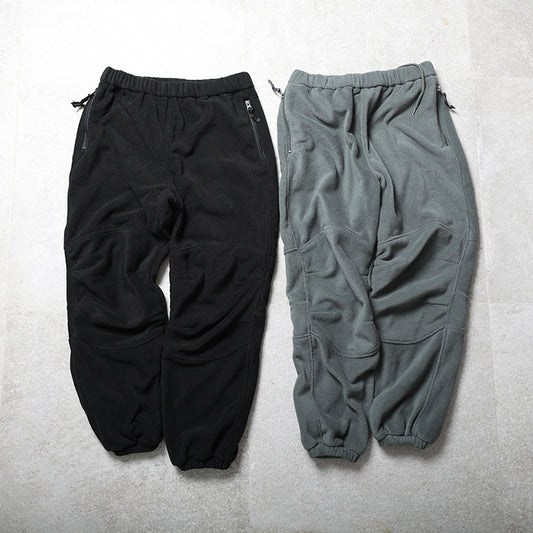 N.HOOLYWOOD 22aw Outdoor Wind Resistant Warm Military Style Fleece Patch Pants Stock Anti-Static