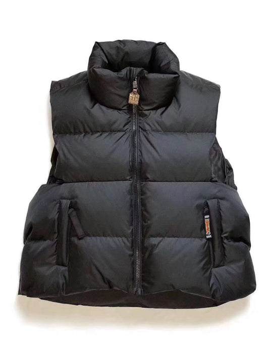 23AW Retro Stand Collar Down Vest