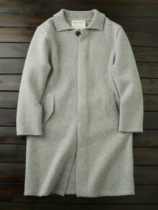 Blockbuster cow goods! 100 wool trench coats! Italy order men's autumn/winter midi knitted sweater jacket