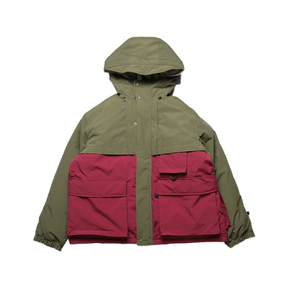 Japanese baby pier39 logger Japanese tide color-block multi-pocket warm and waterproof outdoor down jacket