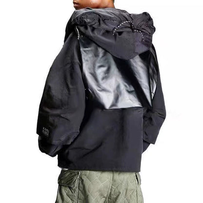 20AW KAPITAL Hirata Kazuhiro Japanese retro stitching waterproof and windproof multifunctional loose coat jacket