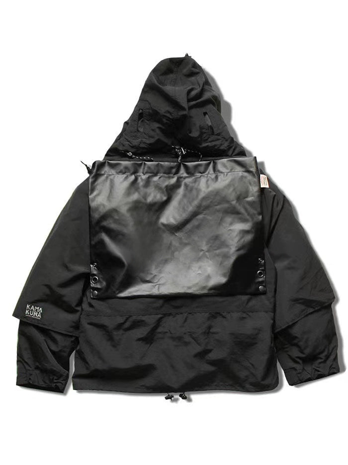 20AW KAPITAL Hirata Kazuhiro Japanese retro stitching waterproof and windproof multifunctional loose coat jacket