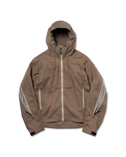 Full-zip technical nylon shell jacket