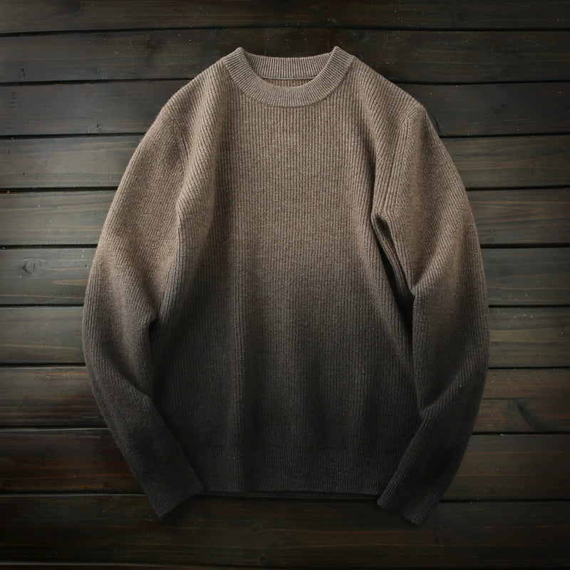 Blockbuster 450G! 100 full wool! Italy order winter men's knitwear thickened sweater jacket tide