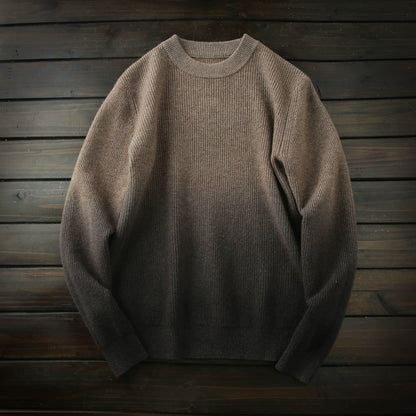 Blockbuster 450G! 100 full wool! Italy order winter men's knitwear thickened sweater jacket tide